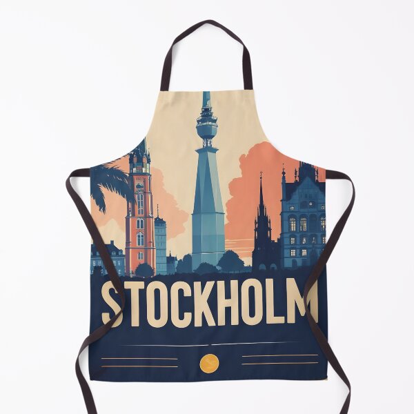 Item preview, Stockholm Sweden Vintage Travel Tourism designed and sold by TravelersGems.