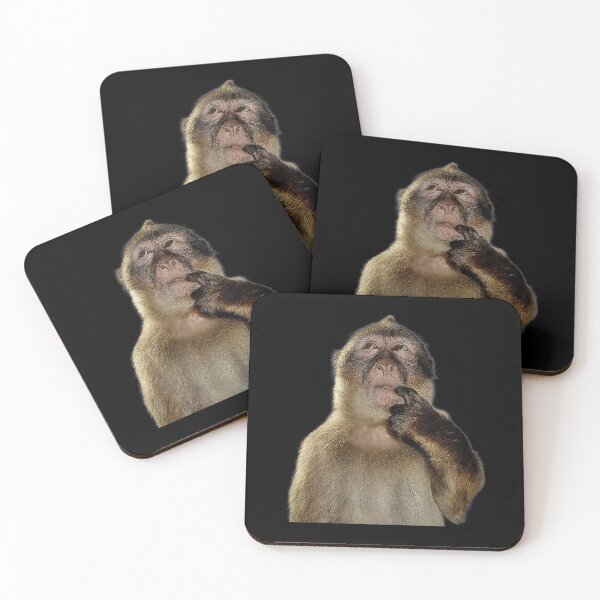 Item preview, Funny Monkey Meme Thinking  designed and sold by BASKF.