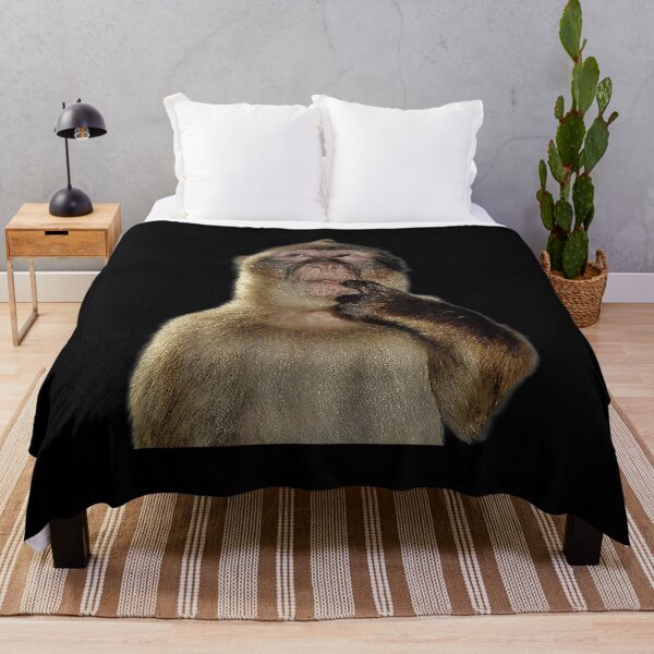Item preview, Funny Monkey Meme Thinking designed and sold by BASKF.