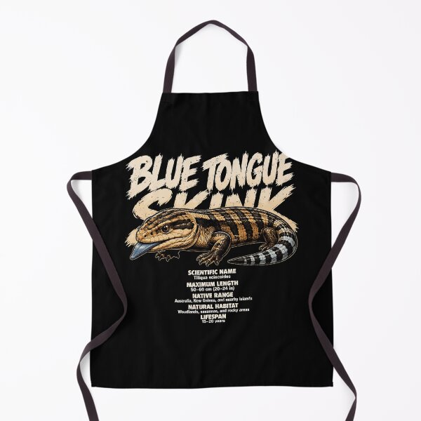 Item preview, Blue Tongue Skink Illustration with Fun Facts designed and sold by rafaeltto.
