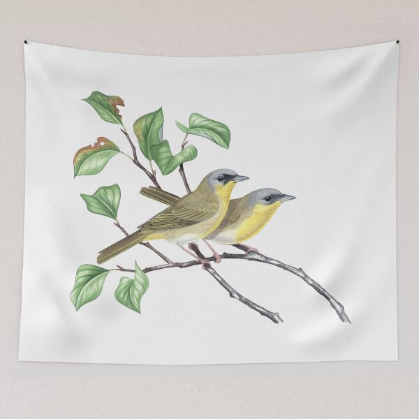 Item preview, Gray-crowned Yellowthroat (Geothlypis poliocephala) designed and sold by JadaFitch.