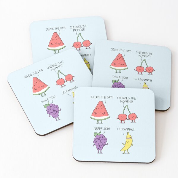 Item preview, Motivational fruits designed and sold by Milkyprint.