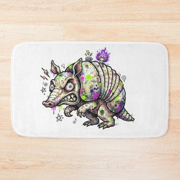 Item preview, Graffiti Punk Armadillo Street Art Sticker designed and sold by Snurly.