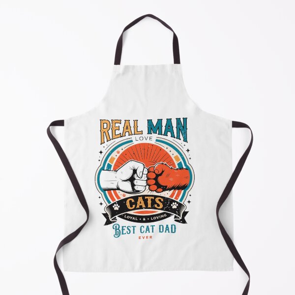 Item preview, Real Men Love Cats Cat Dad designed and sold by DariaOltes.