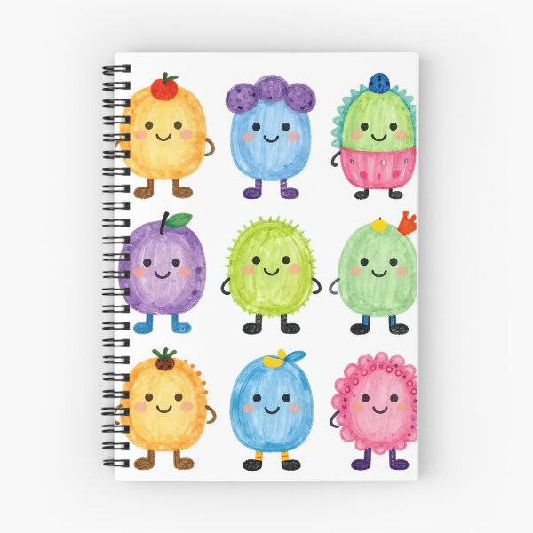 Item preview, Colorful Cartoon Fruit Characters  designed and sold by Miha5.