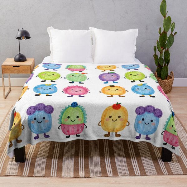 Item preview, Colorful Cartoon Fruit Characters designed and sold by Miha5.