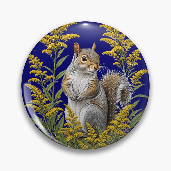 Item preview, Goldenrod and Gray Squirrel designed and sold by taiche.