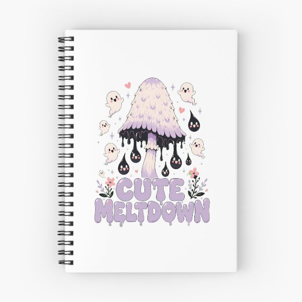 Item preview, Pastel Goth Dripping Mushroom Spooky Ghost Meltdown designed and sold by chattsuede.