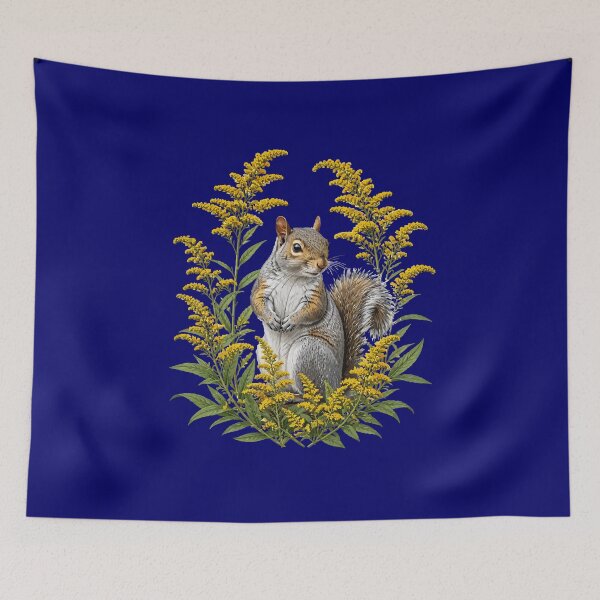 Item preview, Goldenrod and Gray Squirrel designed and sold by taiche.