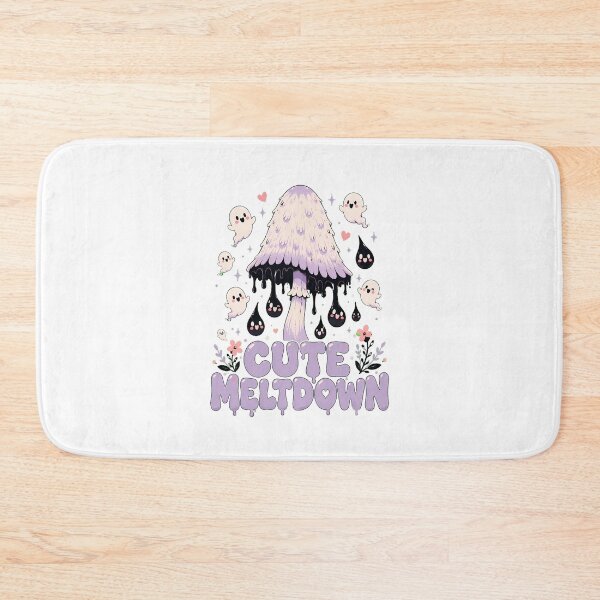 Item preview, Pastel Goth Dripping Mushroom Spooky Ghost Meltdown designed and sold by chattsuede.