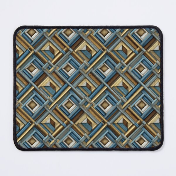 Item preview, Blue and Gold Maze designed and sold by Pixel-Lair.