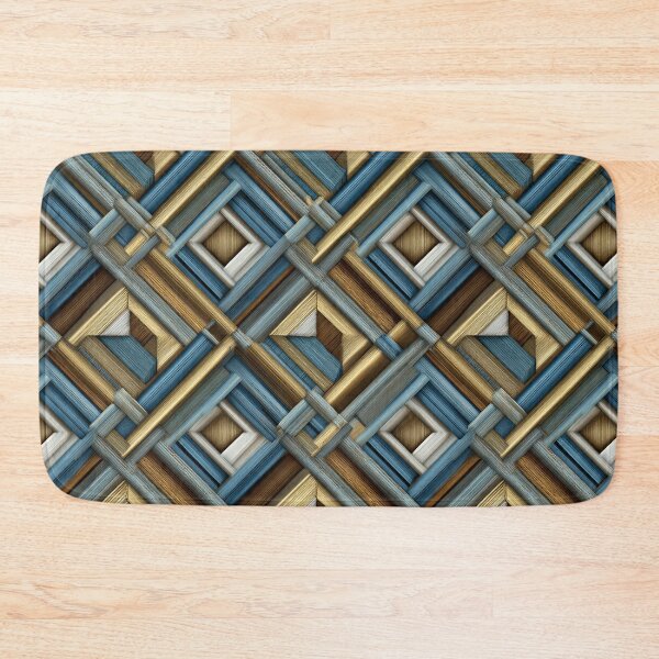 Item preview, Blue and Gold Maze designed and sold by Pixel-Lair.