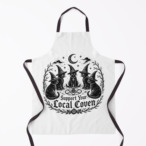 Item preview, Witchy Black Cat Coven Gothic Occult Ritual designed and sold by chattsuede.