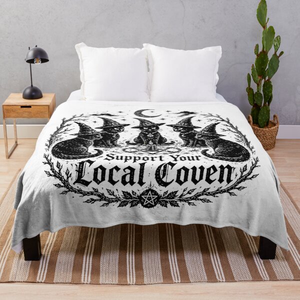 Item preview, Witchy Black Cat Coven Gothic Occult Ritual designed and sold by chattsuede.