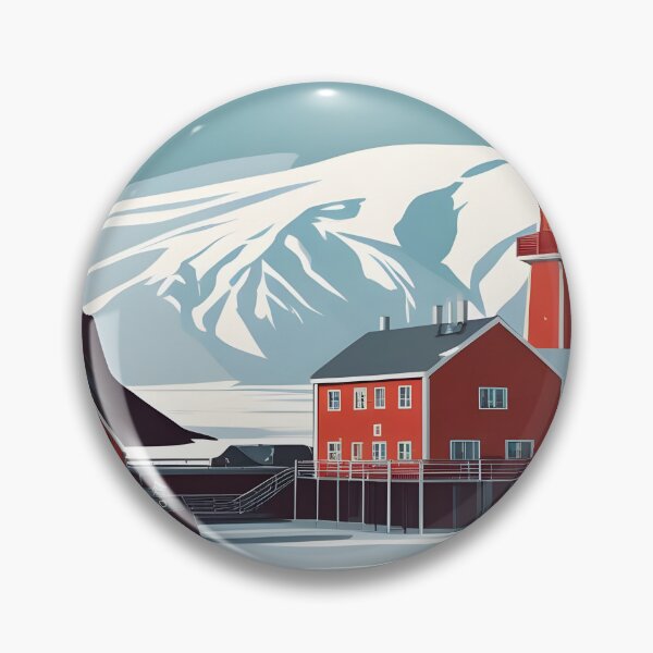 Item preview, Longyearbyen Svalbard Vintage Travel Tourism designed and sold by TravelersGems.