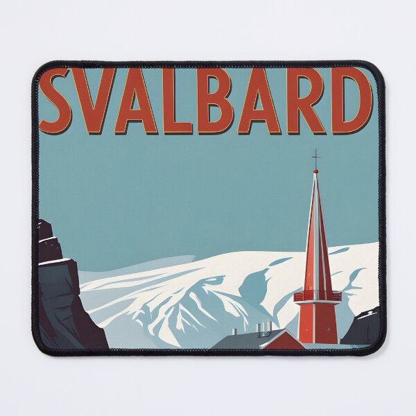 Item preview, Longyearbyen Svalbard Vintage Travel Tourism designed and sold by TravelersGems.