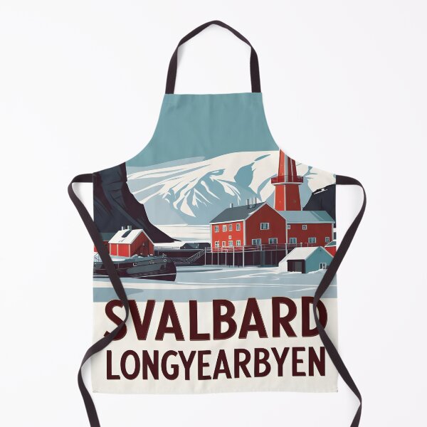 Item preview, Longyearbyen Svalbard Vintage Travel Tourism designed and sold by TravelersGems.