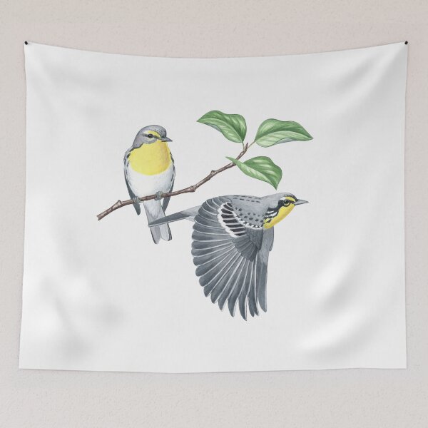 Item preview, Grace's Warbler (Setophaga graciae) designed and sold by JadaFitch.