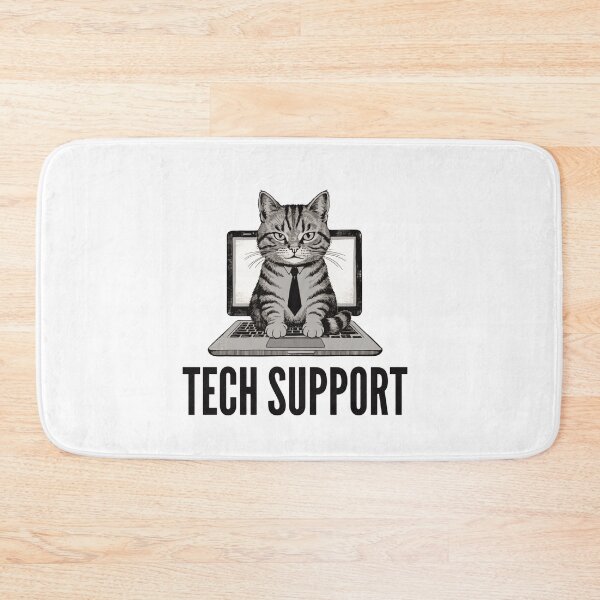 Item preview, Tech Support Cat On Laptop designed and sold by DariaOltes.