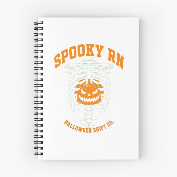 Item preview, Spooky RN Halloween Shift Skeleton Ribcage Pumpkin designed and sold by chattsuede.