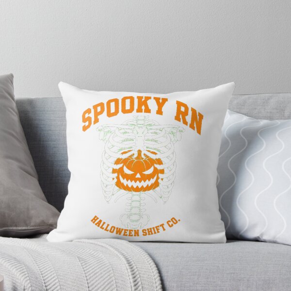 Item preview, Spooky RN Halloween Shift Skeleton Ribcage Pumpkin designed and sold by chattsuede.