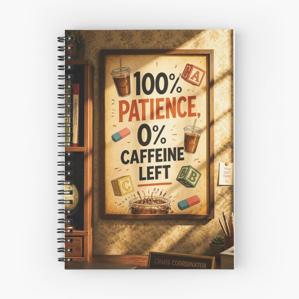 Item preview, 100 Percent Patience 0 Percent Caffeine Left Primary Teacher Back To School designed and sold by mo-carnival.