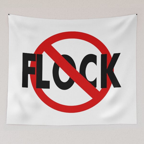 Item preview, No Flock (Word) designed and sold by Karate Octopus.