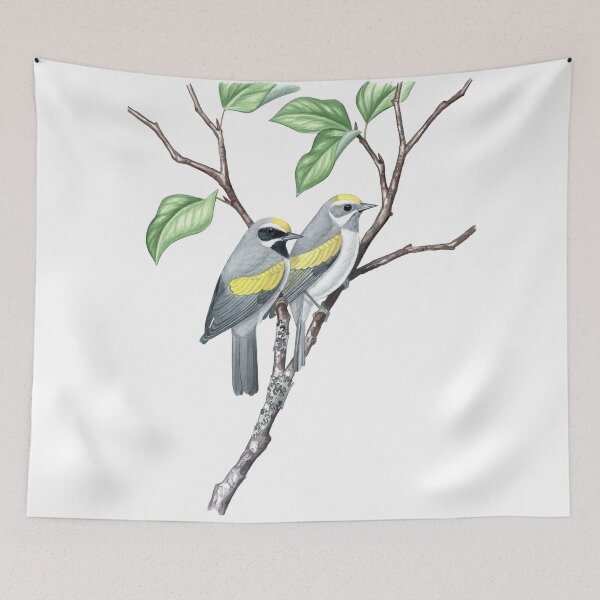 Item preview, Golden-winged Warbler (Vermivora chrysoptera)  designed and sold by JadaFitch.