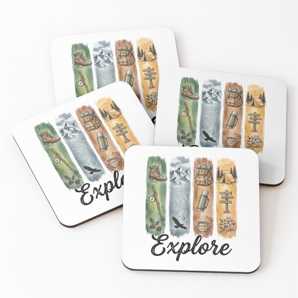 Item preview, Explore Wilderness Mountain Hiking designed and sold by Roy & Tiffany.