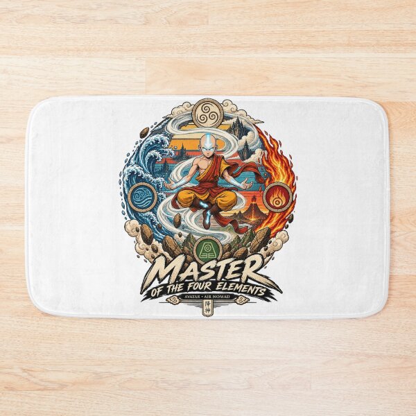 Item preview, Avatar Aang Master of the Four Elements Vintage Airbender Retro T-Shirt designed and sold by Cellara91.
