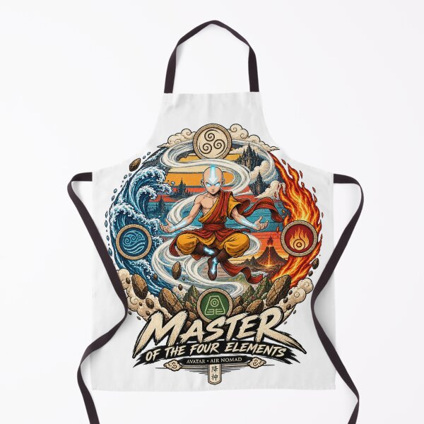 Item preview, Avatar Aang Master of the Four Elements Vintage Airbender Retro T-Shirt designed and sold by Cellara91.