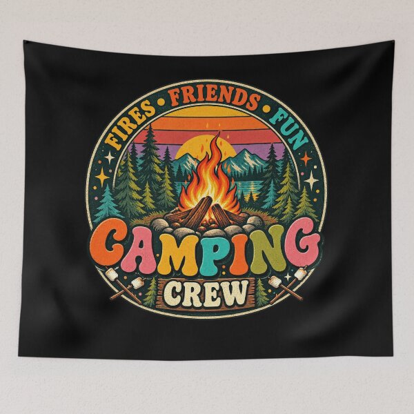 Item preview, Fires Friends Fun Camping Crew designed and sold by will freed18.