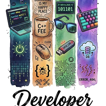 Artwork thumbnail, Software Developer Coding Tech by Tiffany Roy
