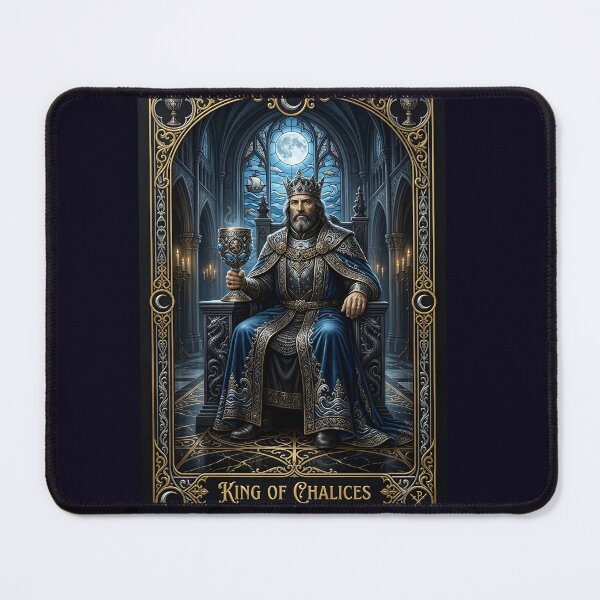 Item preview, King of Chalices - tarot card designed and sold by Studio77-Gothic.