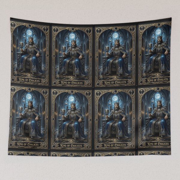 Item preview, King of Chalices - tarot card designed and sold by Studio77-Gothic.