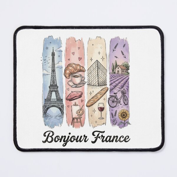 Item preview, Bonjour France Paris Travel designed and sold by Roy & Tiffany.