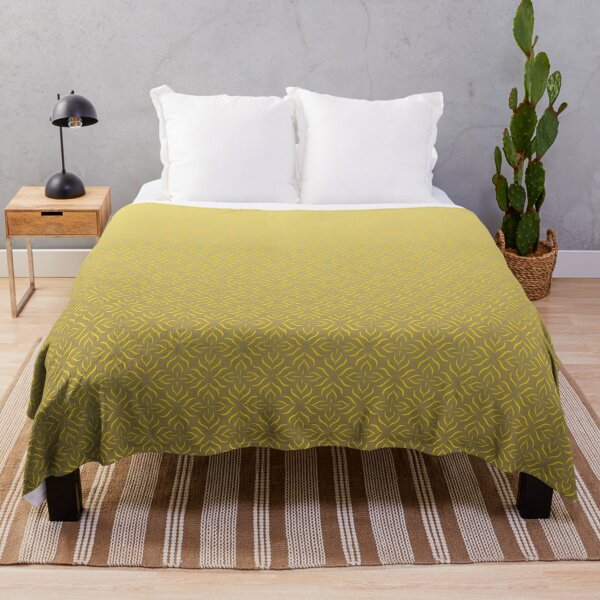 Item preview, Traditional Batik Blossom Fade – Heritage Indonesian Ombre Pattern | Yellow designed and sold by Frohyou.