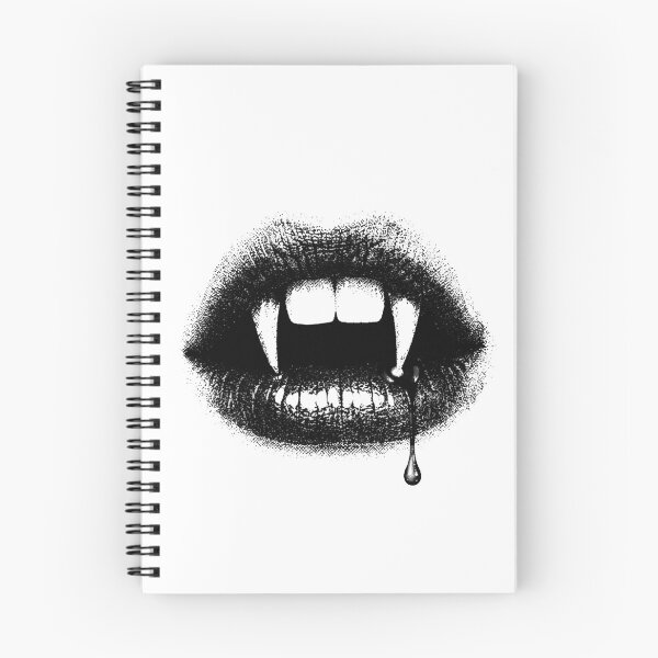 Item preview, Vampire Lips Fangs Gothic Vintage designed and sold by HexRelic.