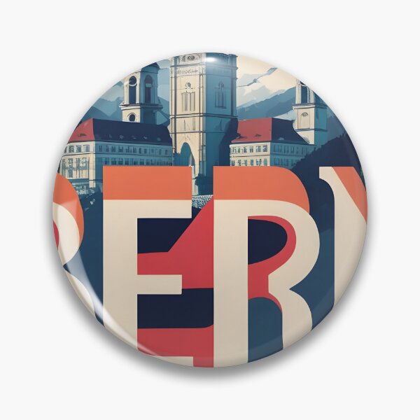 Item preview, Bern Switzerland Vintage Travel Tourism designed and sold by TravelersGems.