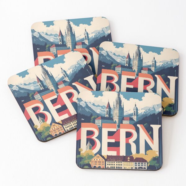 Item preview, Bern Switzerland Vintage Travel Tourism designed and sold by TravelersGems.
