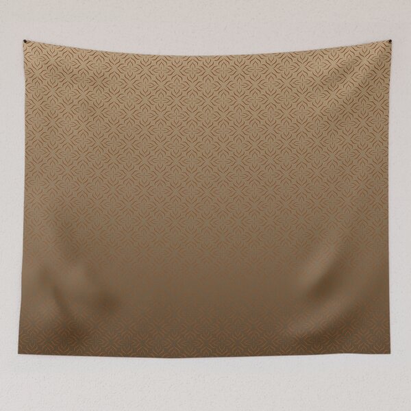 Item preview, Traditional Batik Blossom Fade – Heritage Indonesian Ombre Pattern | Brown designed and sold by Frohyou.