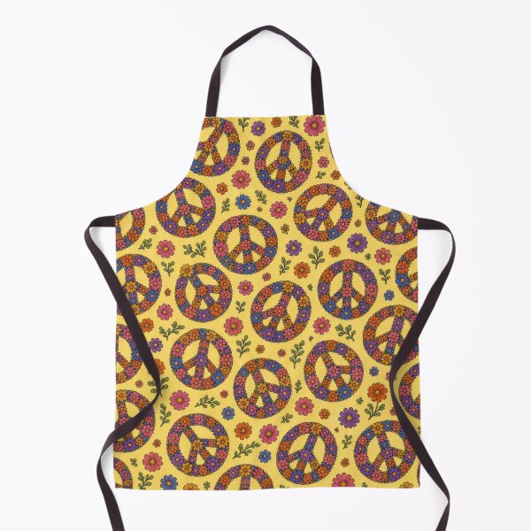 Item preview, Sixties Floral Peace Sign designed and sold by cbfineart.