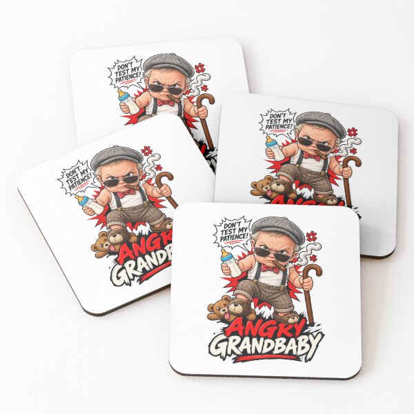 Item preview, Angry Grandbaby Funny Grumpy Baby Meme Cartoon designed and sold by afr-saad.