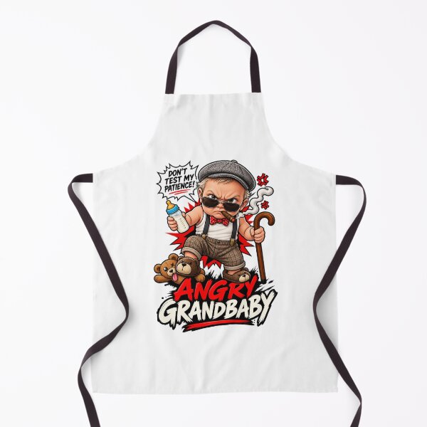 Item preview, Angry Grandbaby Funny Grumpy Baby Meme Cartoon designed and sold by afr-saad.