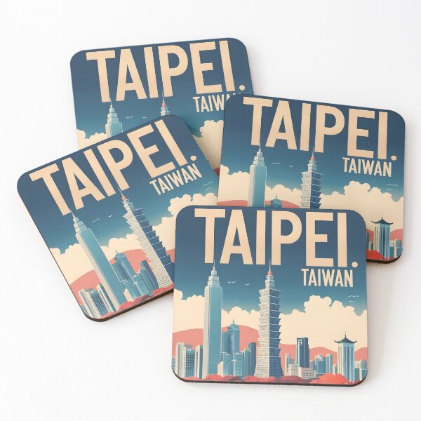 Item preview, Taipei Taiwan Vintage Travel Tourism designed and sold by TravelersGems.