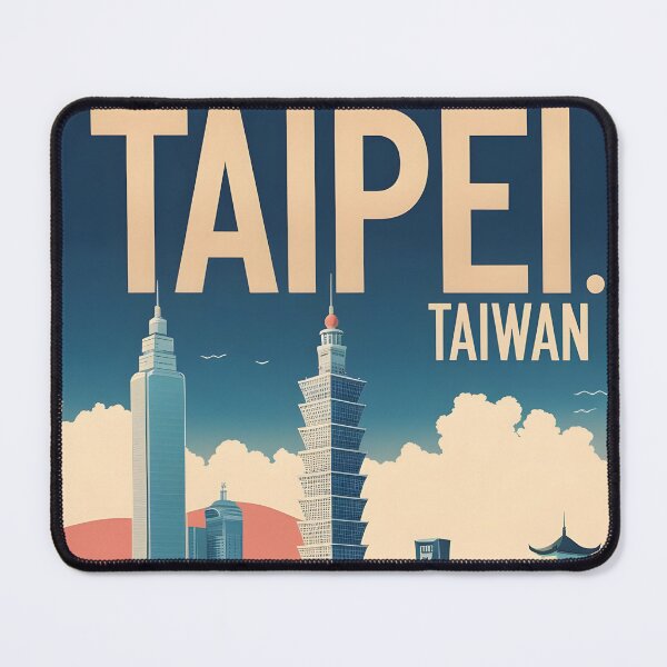 Item preview, Taipei Taiwan Vintage Travel Tourism designed and sold by TravelersGems.