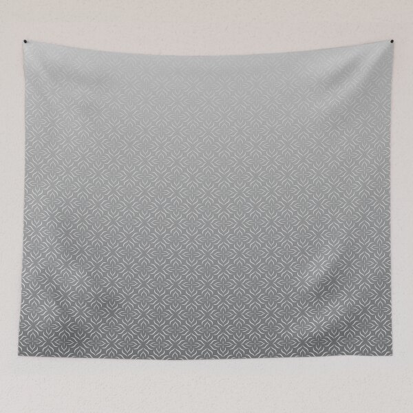 Item preview, Traditional Batik Blossom Fade – Heritage Indonesian Ombre Pattern | Gray designed and sold by Frohyou.