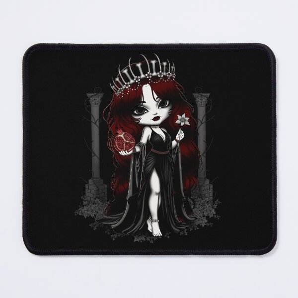 Item preview, Persephone – Gothic Chibi Queen of the Underworld designed and sold by Ossi Cursed Dolls.