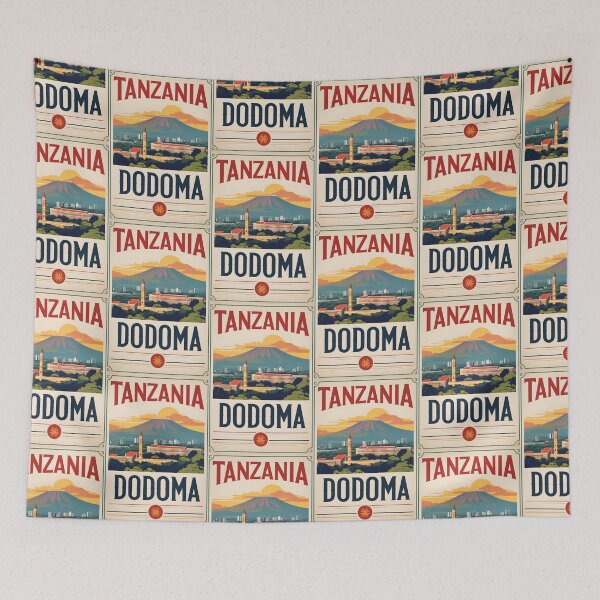 Item preview, Dodoma Tanzania Vintage Travel Tourism designed and sold by TravelersGems.