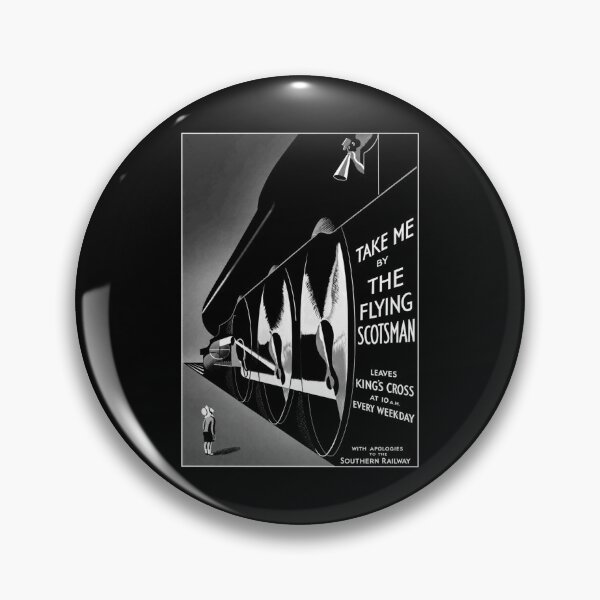 Item preview, Flying Scotsman Vintage British Railways Steam Train Ad designed and sold by Maljonic.